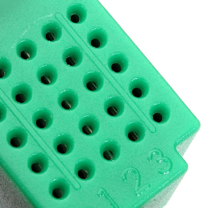 The two-piece pack of XF-25 Ultra Mini Breadboard in green.