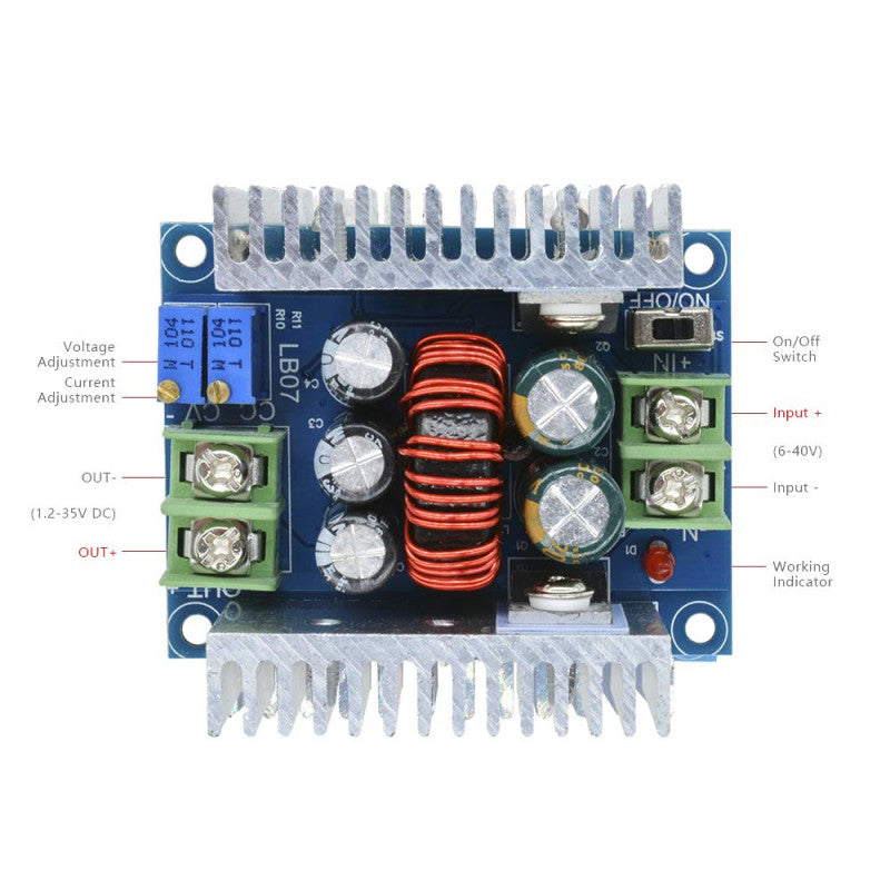 Step-down Module for 300W 20A DC-DC Buck Converter Constant Current LED Driver Module