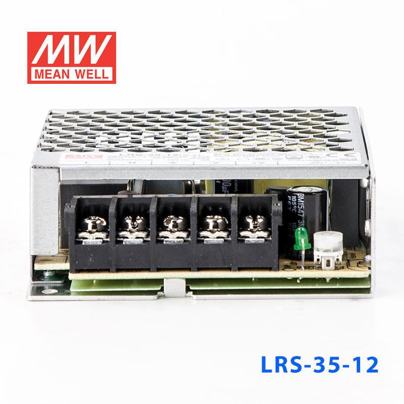 Mean Well SMPS - 12V 3A - 36W Metal Power Supply - LRS-35-12