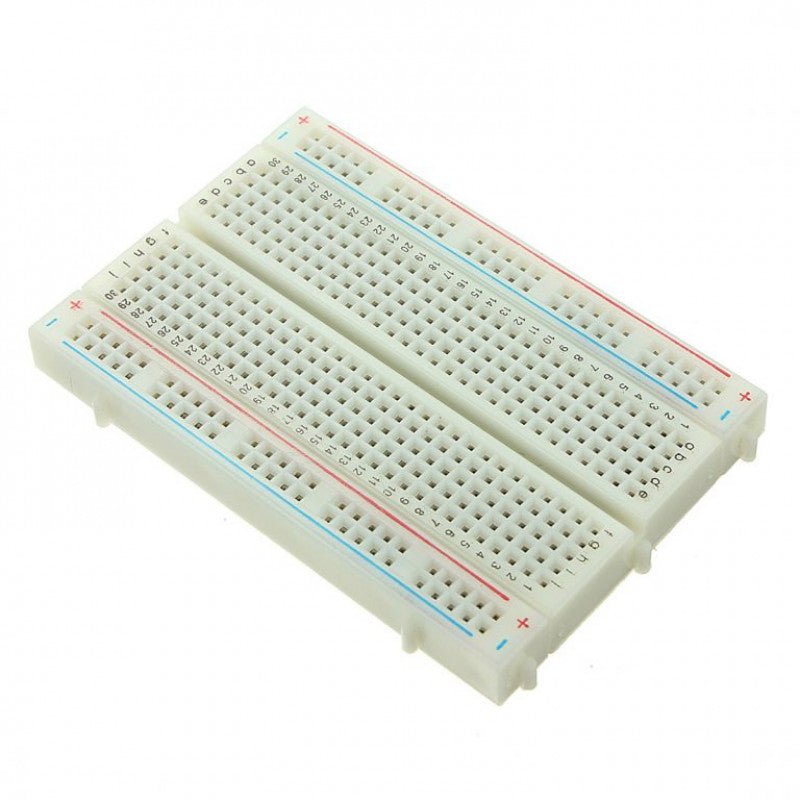 400-Point Solderless Half-Size Breadboard