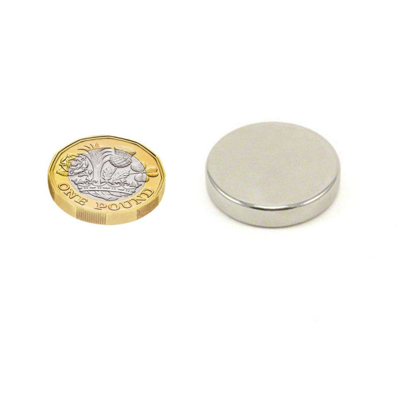 25mm x 5mm (25x5 mm) Neodymium Disc Strong Magnet