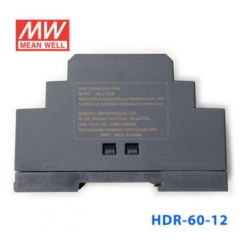 HDR-60-12 12V 4.5A 54W Mean Well SMPS Din Rail Metal Power Supply