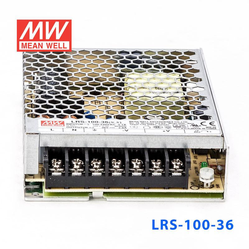 Mean Well SMPS - LRS-100-36 - 36V 2.2A - 100.8W Metal Power Supply