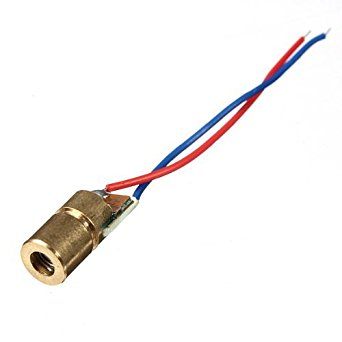 650nm 6mm Mini Laser Dot Diode Module with 5V DC