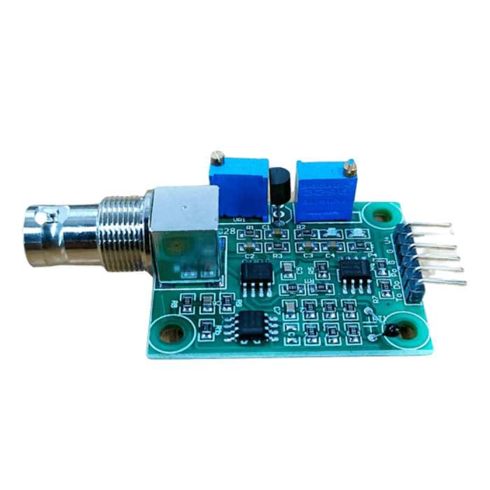 pH sensor electrode in analog form with amplifier circuit