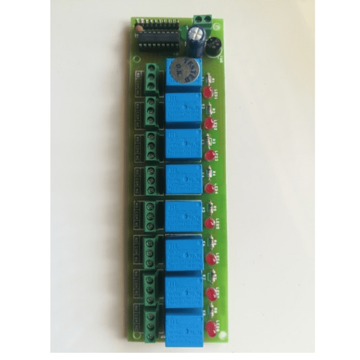 ULN2003-Based 8-Channel 12V Relay Board