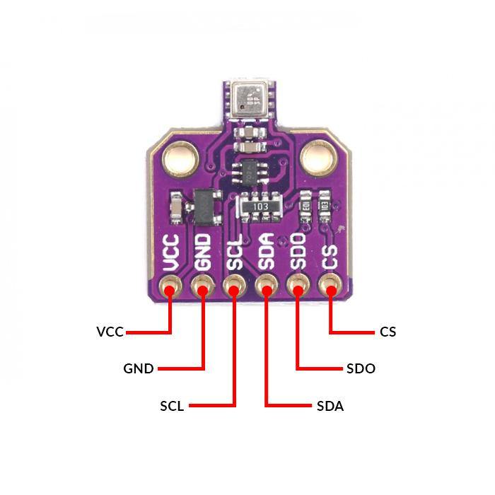 BME680 High Altitude Digital Humidity, Temperature, Pressure Sensor Module