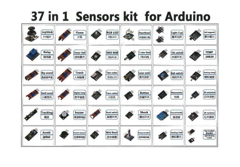 Arduin 37-in-1 Sensors Kit