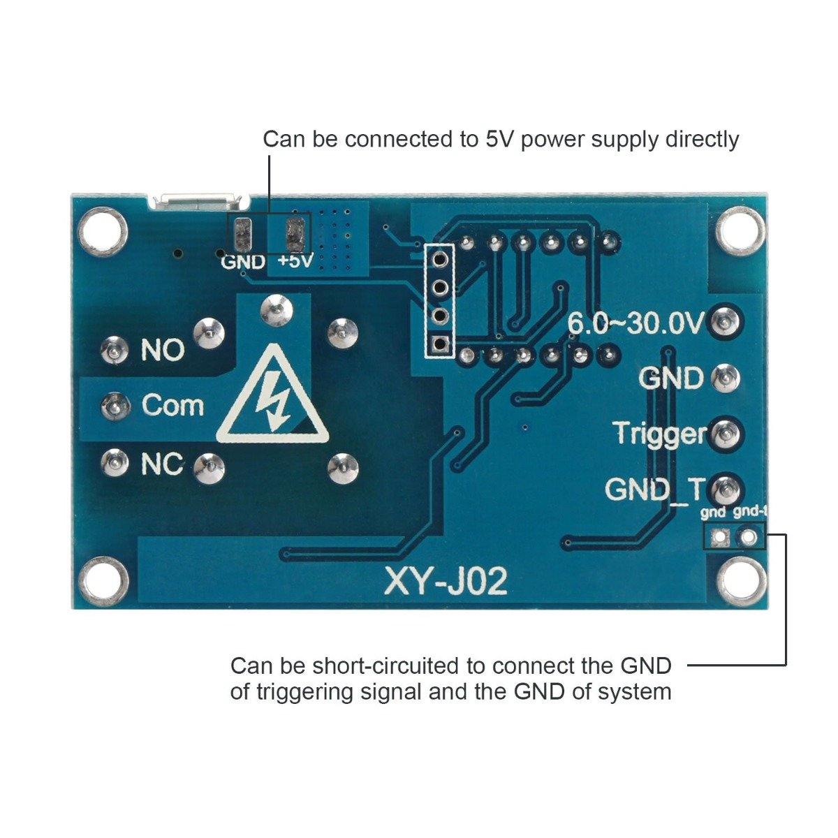 DC Single-Way Relay Module, 6V-30V